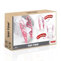 Dolu roze toilettrainer met trapje 7250 - thumbnail