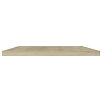 Wandschappen 4 st 40x30x1,5 cm bewerkt hout sonoma eikenkleurig - thumbnail