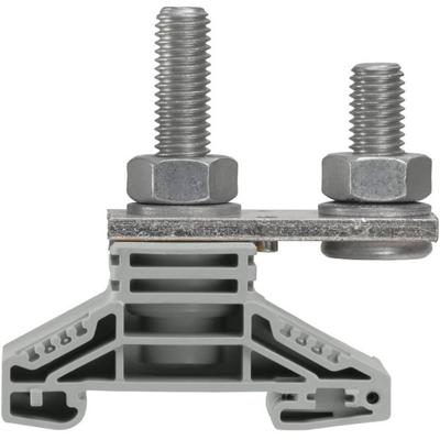 Weidmüller 1861640000 Doorgangsserieklem 32 mm Boutaansluiting Donkerbeige 20 stuk(s)