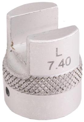 Bikeservice adapter adapter bst aluminum 7.4mm f bs5502