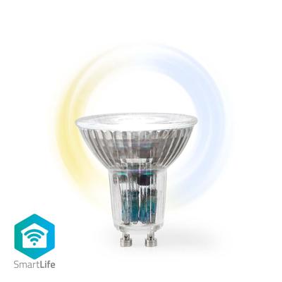 Nedis WIFILRW10GU10 Smartlife Led Bulb Wi-fi Gu10 345 Lm 4.9 W Warm To Cool White Energieklasse: G Android / Ios Par16
