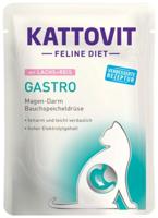 KATTOVIT Feline Diet Gastro Salmon with rice - nat kattenvoer - 85g - thumbnail