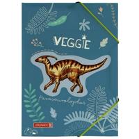 Brunnen Elastomap Dino A4 Papier Blauw - thumbnail