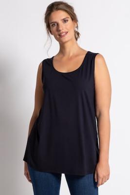 Ulla Popken Top, crêpekwaliteit, brede schouderbandjes - Grote Maten Ulla Popken Top, crêpekwaliteit, brede schouderbandjes - Grote Maten