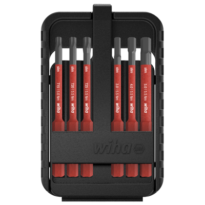Wiha 44366 | Bitset slimBit electric | 7-delig - 44366 Wiha 44366 | Bitset slimBit electric | 7-delig - 44366
