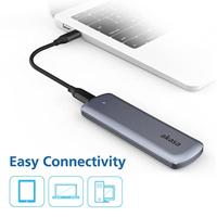 Akasa AK-ENU3M2-05 behuizing voor opslagstations SDD-behuizing Zilver M.2 - thumbnail