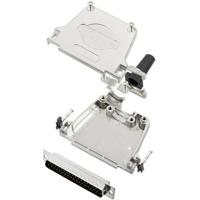 TRU COMPONENTS TCDTZF37DMPK 7709224 D-sub male connectorset 180 ° Aantal polen: 37 Soldeerkelk 1 stuk(s) - thumbnail