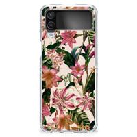 Samsung Galaxy Z Flip 4 | TPU Case | Flowers - thumbnail