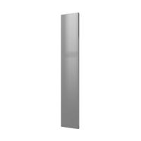 Designradiator Plieger Perugia 535 Watt Middenaansluiting 180,6x30,4 cm Zilver Metallic - thumbnail