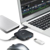 TP-LINK UH400 UH400 USB-hub 4 poorten USB-A USB 3.0 5 GBit/s Zwart - thumbnail