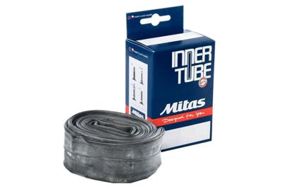 Mitas Classic 12 1/2x1.75/2.45 Schrader Binnenband Zwart Mitas Classic 12 1/2x1.75/2.45 Schrader Binnenband Zwart