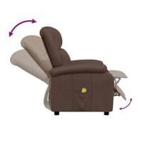Massagestoel kunstleer bruin - thumbnail