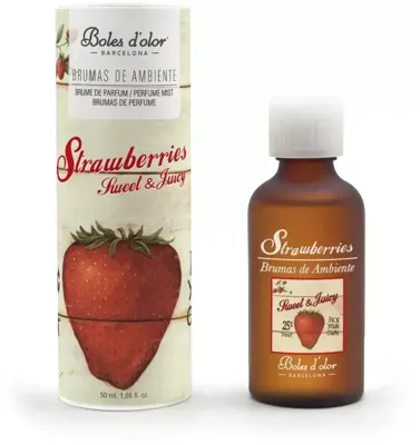 Geurolie Brumas de ambiente 50 ml Strawberries aardbeien Boles d'olor - Boles d olor