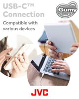 HA-FR9UC JVC Gumy In-Ear USB-C Stereo Headset + Remote White - thumbnail