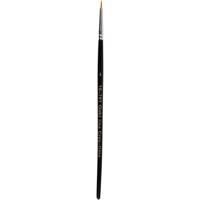 Creativ Company Gold line penselen, afm 0, l: 17 cm, b: 1 mm, rond, 12 stuk/ 1 doos - thumbnail