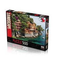 Legpuzzel Seaside villas near Portofino - thumbnail