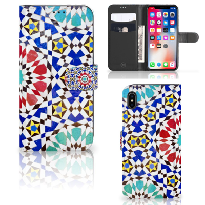 Apple iPhone Xs Max | Bookcase | Mozaïek Apple iPhone Xs Max | Bookcase | Mozaïek