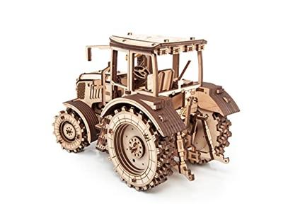 Eco Wood Art Mechanische Puzzel Tractor Belarus 2022 Knutselen