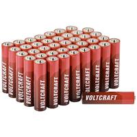 VOLTCRAFT Industrial LR03 AAA batterij (potlood) Alkaline 1300 mAh 1.5 V 40 stuk(s) - thumbnail