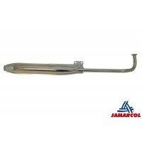 Diverse Tecno uitlaat tomos euro 2 chroom dun