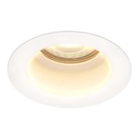 Mari - LED platte inbouwspots met lage inbouwdiepte - 6 Watt 570 Lumen - 2700K Warm wit - GU10 LED Module - Verzonken - Dimbaar - Rond - IP65 waterdicht - Wit - thumbnail