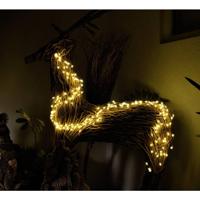 Konstsmide 6370-160 LED-engelenhaar Sterren Warmwit LED Transparant - thumbnail