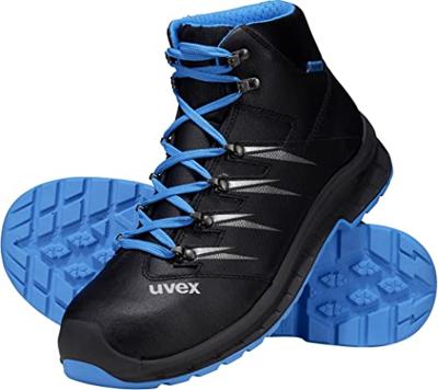 uvex 2 trend 6935245 Hoge veiligheidsschoenen S3 Schoenmaat (EU): 45 Blauw-zwart 1 paar