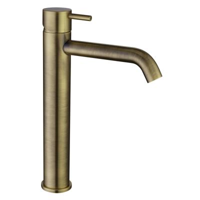 Wastafelkraan Opbouw Hoog Salenzi Giro Gegalvaniseerd Geborsteld Messing Goud Wastafelkraan Opbouw Hoog Salenzi Giro Gegalvaniseerd Geborsteld Messing Goud