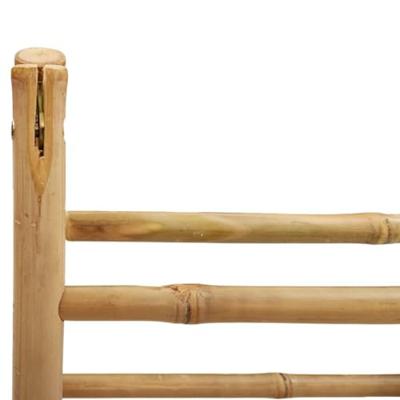VidaXL Handdoekladder met 4 sporten 90x50x100 cm bamboe