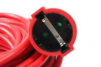 AS Schwabe 51013 Stroom Verlengkabel Rood 10.00 m H05VV-F 3G 1,5 mm² - thumbnail