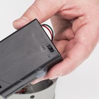 Ranex ra-1004236 led wandlamp voor buiten met sensor 0.5 w 60 lm grijs - thumbnail