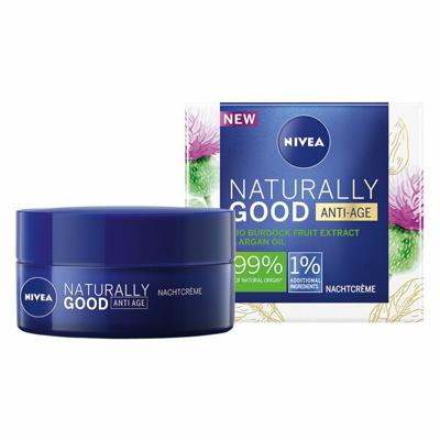 Nivea Naturally good nachtcreme anti-age 50 Milliliter