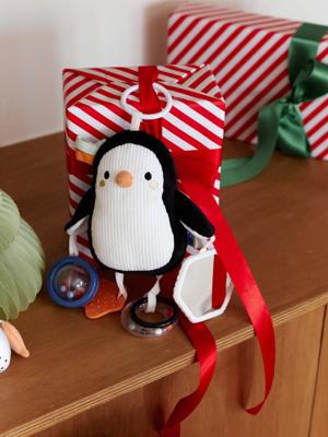 Pluchen activiteiten om op te hangen BANQUISE wit
