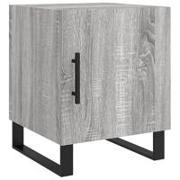 Nachtkastjes 2 st 40x40x50 cm bewerkt hout grijs sonoma eiken - thumbnail