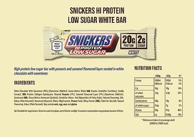 Snickers Hiprotein Low Sugar White | Mars | 684g