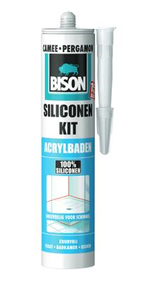 Bison Siliconenkit Acrylbaden Camee Crt 300Ml*12 Nlfr - 1491416 - 1491416