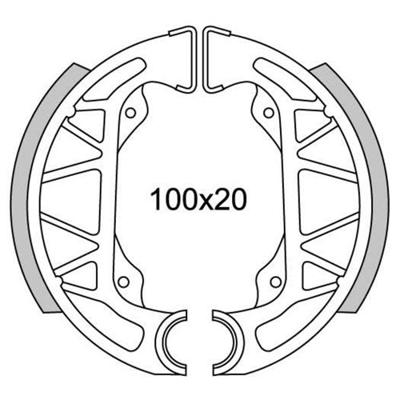 Newfren remsegmentset gf0263 typhoon, nrg, zip &apos;96->