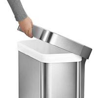 Simplehuman Prullenbak Liner Pocket 45 liter Zilver - thumbnail