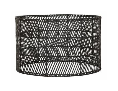 MUST Living Lampenkap 'San Rafael' Rotan, kleur Zwart MUST Living Lampenkap 'San Rafael' Rotan, kleur Zwart
