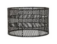 MUST Living Lampenkap 'San Rafael' Rotan, kleur Zwart - thumbnail