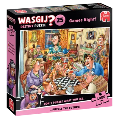 Jumbo Wasgij? Destiny 25 spelletjesavond! 1000 stukjes Jumbo Wasgij? Destiny 25 spelletjesavond! 1000 stukjes