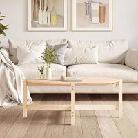 Salontafel 118x63x45 cm massief grenenhout - thumbnail