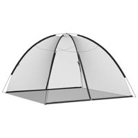 VidaXL Klamboe met deuren mongolia 220 gaas 200x200x135 cm zwart - thumbnail