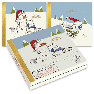 Doe Eens Lief Kerstkaarten Sneeuwpop