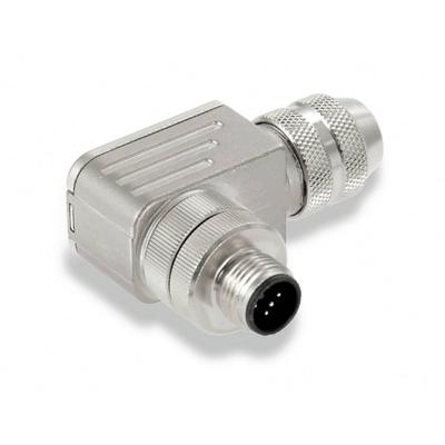 Weidmüller 1160550000 Sensor/actuator connector, niet geassembleerd M12 Aantal polen (sensoren): 4 Stekker, haaks 1 stuk(s)