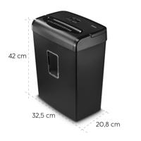 Hama Prime M80 Papierversnipperaar 9 vellen 2 x 12 mm P-5 20 l Ook geschikt voor Creditcards - thumbnail