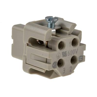 HARTING 09200032711 Businzetstuk Han® A 3 + PE Schroeven 1 stuk(s) Piece