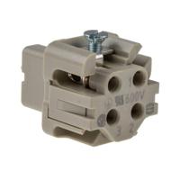 HARTING 09200032711 Businzetstuk Han® A 3 + PE Schroeven 1 stuk(s) Piece - thumbnail