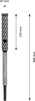 Bosch Accessories Armierungsbohrer SDS plus-9 Rebar Cutter 22x120x300mm 2608586997 Hamerboor 22 mm Gezamenlijke lengte 300 mm SDS-Plus 1 stuk(s) - thumbnail