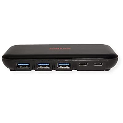 ROLINE USB 3.2 Gen 2 Hub, 7-voudig (3x Type C + 4x Type A)